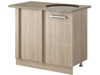 Тумби під мийку на кухню (45 фото): шафи під раковину з розмірами 60х80 та 50х60 см, вибір підлогових кухонних тумбочок