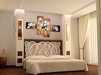 тумбочки Біля шафи в спальню (38 фото): шафки над ліжком і навколо неї з боків, навісні шафи поруч з ліжком і інші варіанти