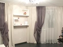 Тюль в спальню (79 фото): дизайн тюлевих штор. Як красиво повісити комплект повітряних штор? Шифонові вироби і тюль з капрону, легка щільна вуаль і інші види