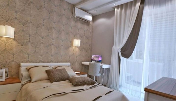 Тюль в спальню (79 фото): дизайн тюлевих штор. Як красиво повісити комплект повітряних штор? Шифонові вироби і тюль з капрону, легка щільна вуаль і інші види