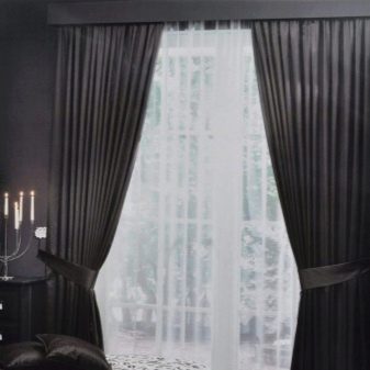 Тюль в спальню (79 фото): дизайн тюлевих штор. Як красиво повісити комплект повітряних штор? Шифонові вироби і тюль з капрону, легка щільна вуаль і інші види