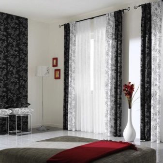 Тюль в спальню (79 фото): дизайн тюлевих штор. Як красиво повісити комплект повітряних штор? Шифонові вироби і тюль з капрону, легка щільна вуаль і інші види