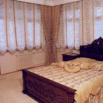 Тюль в спальню (79 фото): дизайн тюлевих штор. Як красиво повісити комплект повітряних штор? Шифонові вироби і тюль з капрону, легка щільна вуаль і інші види