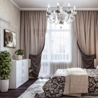 Тюль в спальню (79 фото): дизайн тюлевих штор. Як красиво повісити комплект повітряних штор? Шифонові вироби і тюль з капрону, легка щільна вуаль і інші види