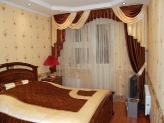 Тюль в спальню (79 фото): дизайн тюлевих штор. Як красиво повісити комплект повітряних штор? Шифонові вироби і тюль з капрону, легка щільна вуаль і інші види