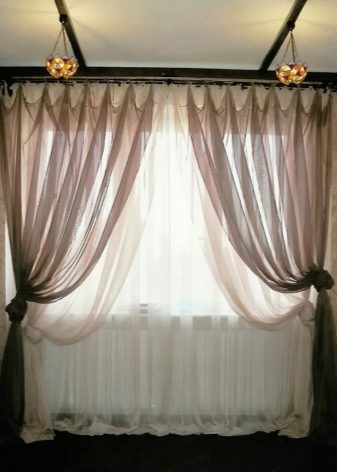 Тюль в спальню (79 фото): дизайн тюлевих штор. Як красиво повісити комплект повітряних штор? Шифонові вироби і тюль з капрону, легка щільна вуаль і інші види