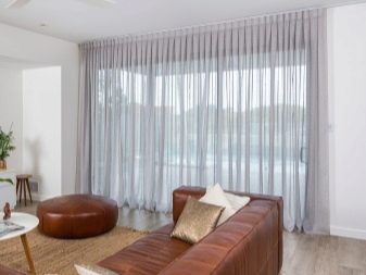 Тюль в зал без штор (70 фото): красиві новинки дизайну тюлю для вітальні та поради з вибору