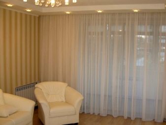 Тюль в зал без штор (70 фото): красиві новинки дизайну тюлю для вітальні та поради з вибору