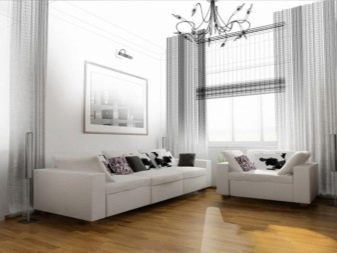 Тюль в зал без штор (70 фото): красиві новинки дизайну тюлю для вітальні та поради з вибору