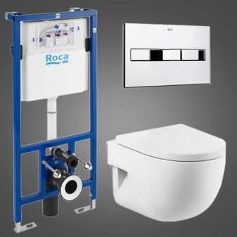 Унітази Roca: особливості підвісних і безободковых моделей, огляд унітазів Gap Clean Rim і Victoria Nord, Dama Senso Compacto і Debba, відгуки