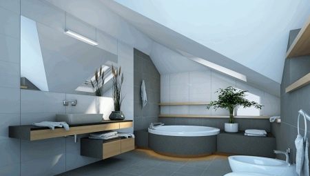 Ванна в стилі хай-тек (62 фото): дизайн маленької кімнати в однокімнатній квартирі, вибір меблів і сантехніки