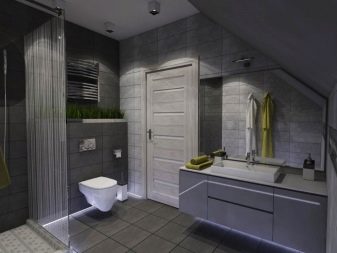 Ванна в стилі хай-тек (62 фото): дизайн маленької кімнати в однокімнатній квартирі, вибір меблів і сантехніки