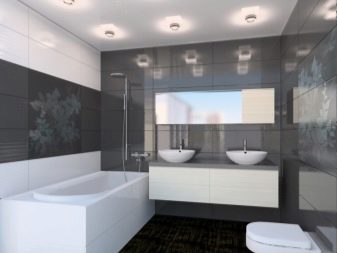 Ванна в стилі хай-тек (62 фото): дизайн маленької кімнати в однокімнатній квартирі, вибір меблів і сантехніки