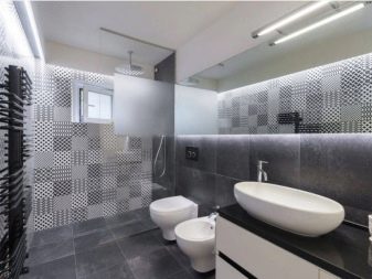 Ванна в стилі хай-тек (62 фото): дизайн маленької кімнати в однокімнатній квартирі, вибір меблів і сантехніки