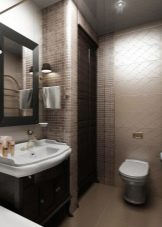Ванна в стилі хай-тек (62 фото): дизайн маленької кімнати в однокімнатній квартирі, вибір меблів і сантехніки
