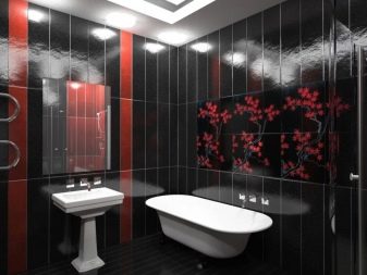 Ванна в стилі хай-тек (62 фото): дизайн маленької кімнати в однокімнатній квартирі, вибір меблів і сантехніки