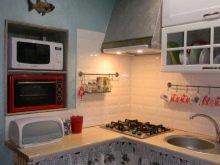 Варіанти розміщення мікрохвильовки на кухні (40 фото): куди її поставити на маленькій кухні? Ідеї по розташуванню мікрохвильовій печі в кухонному гарнітурі