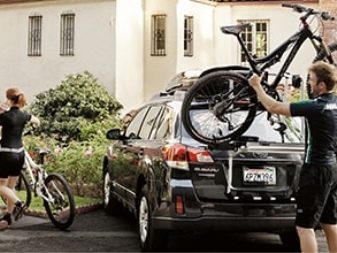 Велокріплення Thule: вибираємо кріплення для велосипеда на фаркоп і дах машини, особливості автообагажника на задню двері