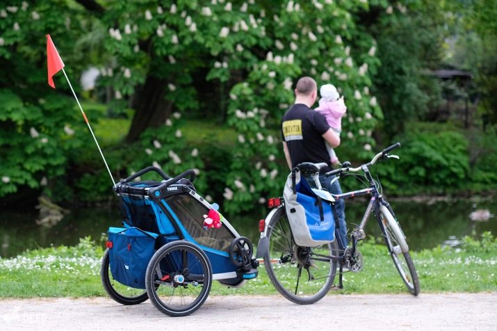 Велопричіп: особливості причепів «Бджілка» та «Джміль» для велосипеда, велосипедні вантажні і бічні причепи, моделі для перевезення собак та іншого вантажу