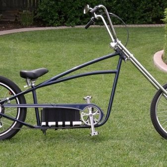 Велосипед чоппер (26 фото): особливості велочопперов класу круізер, плюси і мінуси електровелосипедів в стилі чоппер