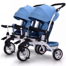 Велосипед для двійні: дитячий двомісний триколісний велосипед з ручкою для двійнят, моделі з двома кріслами для дітей різного віку