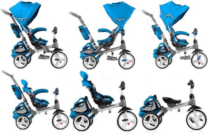 Велосипед-коляска для дитини (45 фото): вибір дитячих триколісних велоколясок від 1 року, огляд складних моделей прогулянкових