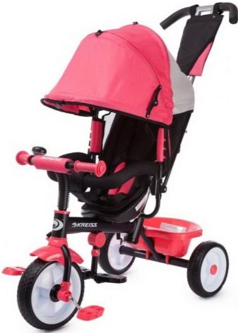 Велосипед-коляска для дитини (45 фото): вибір дитячих триколісних велоколясок від 1 року, огляд складних моделей прогулянкових
