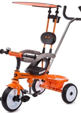 Велосипед-коляска для дитини (45 фото): вибір дитячих триколісних велоколясок від 1 року, огляд складних моделей прогулянкових