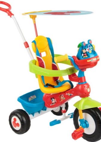 Велосипед-коляска для дитини (45 фото): вибір дитячих триколісних велоколясок від 1 року, огляд складних моделей прогулянкових