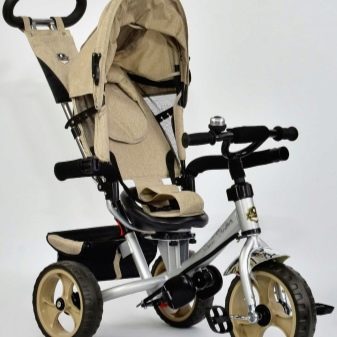 Велосипед-коляска для дитини (45 фото): вибір дитячих триколісних велоколясок від 1 року, огляд складних моделей прогулянкових