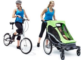 Велосипед-коляска: особливості велоколясок для мами з дитиною, дитячий трансформер і дорослі моделі з люлькою