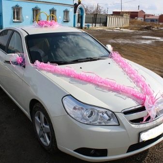Весільні кільця на машину (53 фото): як закріпити обручки для весілля своїми руками? Майстер-клас по установці