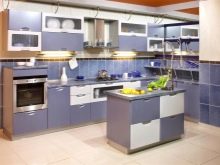 Висота кухонного гарнітура (27 фото): стандартні розміри по висоті кухні від підлоги до верху, висота по зростанню