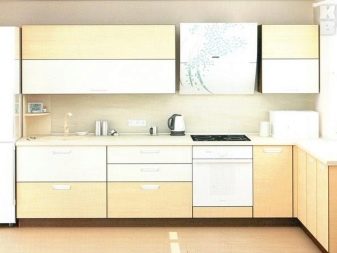 Висота кухонного гарнітура (27 фото): стандартні розміри по висоті кухні від підлоги до верху, висота по зростанню