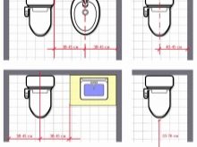 Висота унітазу: прийняті стандарти висоти від підлоги. На якій висоті краще вішати?