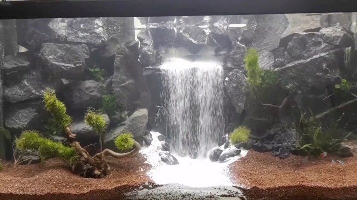 Водоспад в акваріумі (17 фото): як зробити маленький пісочний акваріумний водоспад своїми руками? Покрокова інструкція