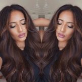 Волосся кольору темний шоколад (72 фото): як надати шоколадний відтінок русявим волоссям середньої або будь-якої іншої довжини? Особливості догляду після фарбування