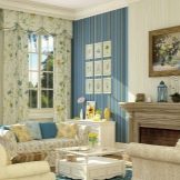 Як підібрати штори у вітальню за кольором шпалер? 62 фото Вдалі колірні поєднання в дизайні інтер’єру залу, вибираємо штори до блакитним та іншим шпалерам