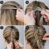 Як плести риб’ячий хвіст? 112 фото Як зробити зачіску з косою? Як заплести косичку навиворіт? Покрокові інструкції плетіння
