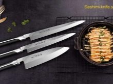 Японські кухонні ножі (35 фото): особливості ножів Kiomo і ножів інших виробників. Накири і деба, сантоку та інші види. Вибір набору