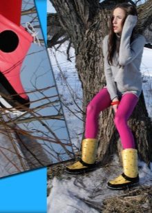 З чим носити жіночі дутики (54 фото): з пальто або курткою, зимові білі і чорні моделі з шубою і сукнею, з пуховиком і спідницею