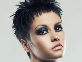Зачіска «їжачок» (36 фото): плюси і мінуси жіночої стрижки на коротких волоссі. Технологія створення зачісок «довгий їжачок» і з поголеними скронями для дівчат