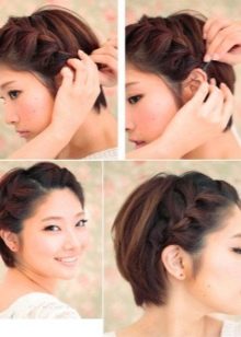 Зачіски на короткі волосся в домашніх умовах (84 фото): як красиво укладати короткі стрижки своїми руками? Покрокові інструкції