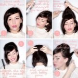 Зачіски на короткі волосся в домашніх умовах (84 фото): як красиво укладати короткі стрижки своїми руками? Покрокові інструкції