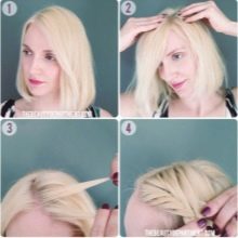 Зачіски на короткі волосся в домашніх умовах (84 фото): як красиво укладати короткі стрижки своїми руками? Покрокові інструкції