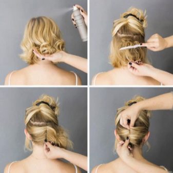 Зачіски на короткі волосся в домашніх умовах (84 фото): як красиво укладати короткі стрижки своїми руками? Покрокові інструкції