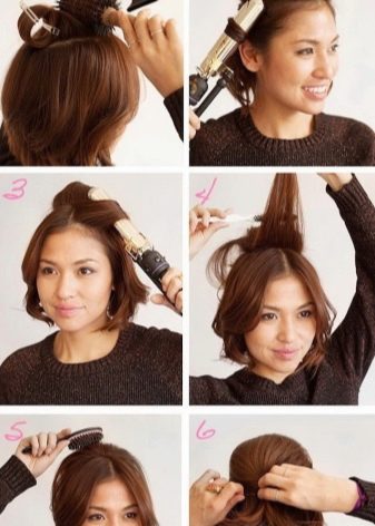 зачіски З начосом (70 фото): укладання з начосом на маківці на середніх, довгих або коротких волоссі? Вечірні зачіски з начосом тому