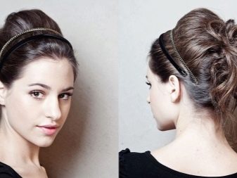 Зачіски з обідком для дівчаток (51 фото): як зробити красиву дитячу зачіску з обідком з квітів покроково? Особливості та поради по виконанню