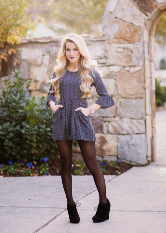 Замшеві ботильйони на танкетці (53 фото): з чим носити зимові моделі з замши