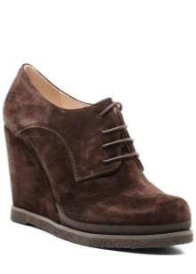 Замшеві ботильйони на танкетці (53 фото): з чим носити зимові моделі з замши